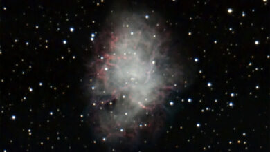 Crab nebula movie