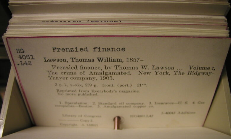 Frenzied finance