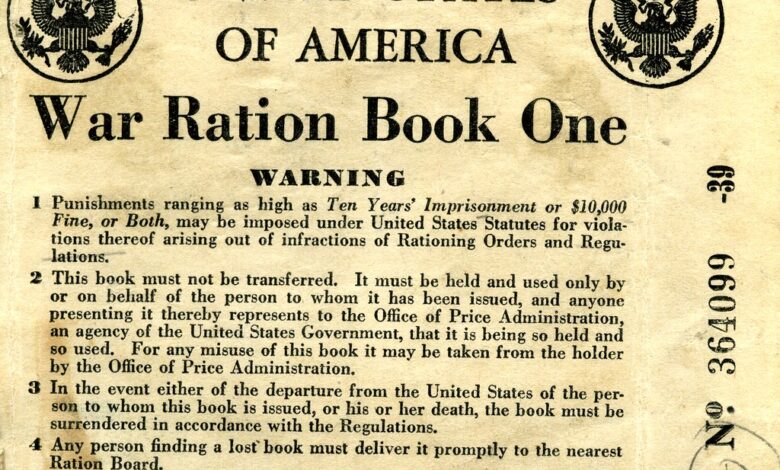 My World War II Ration Book