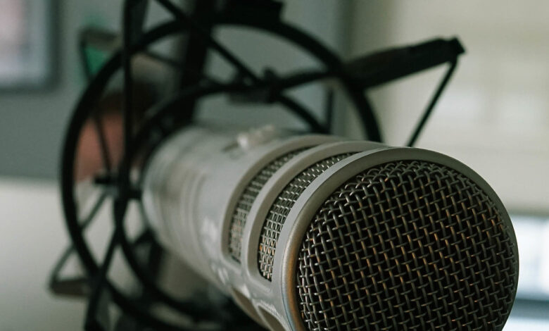 Bookaddict podcast microphone studio recording