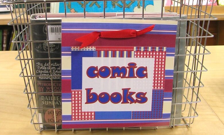 Jack Kirby Way comic books display