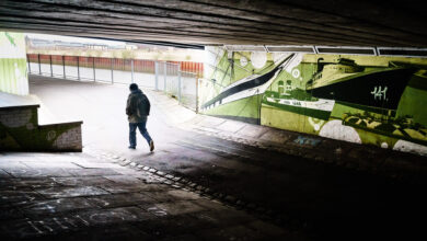 Glasgow Scotland urban street photography 1960s atmosphere for mystery fiction