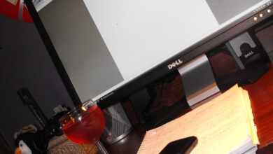 Author writing desk notebook pen name setup